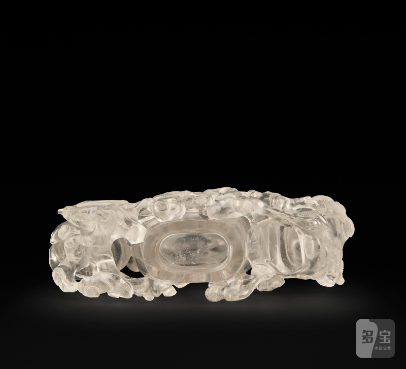 GRAND VASE COUVERT EN CRISTAL DE ROCHE À DÉCOR DE PHÉNIX, PRUNUS ET LINGZHI  CHINE, DYNASTIE QING, XIXE SIÈCLE - 图7